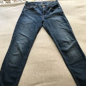 7 for all mankind Ankle Gwenevere Raw Hem Skinny